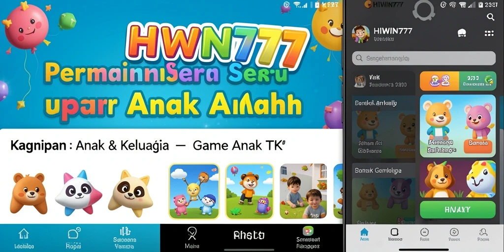Antarmuka HIWIN777 yang interaktif dan menyenangkan.