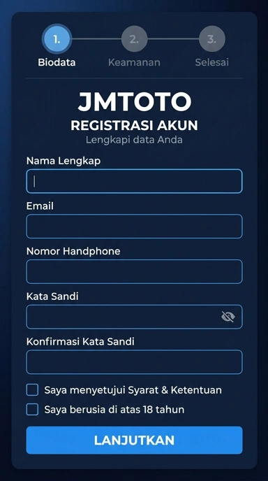 Panduan Pendaftaran Akun Jmtoto untuk Pengguna Android