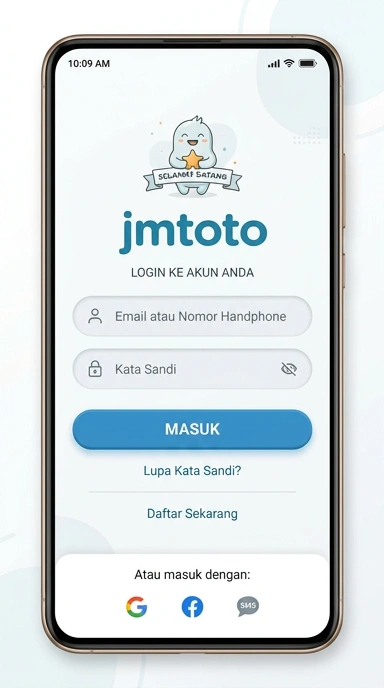 Panduan Login Akun jmtoto untuk Pengguna Android